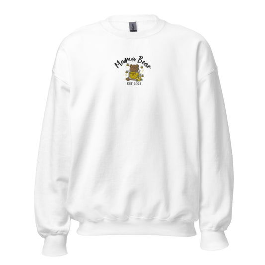 Mama Honey Bear Embroidered Sweatshirt