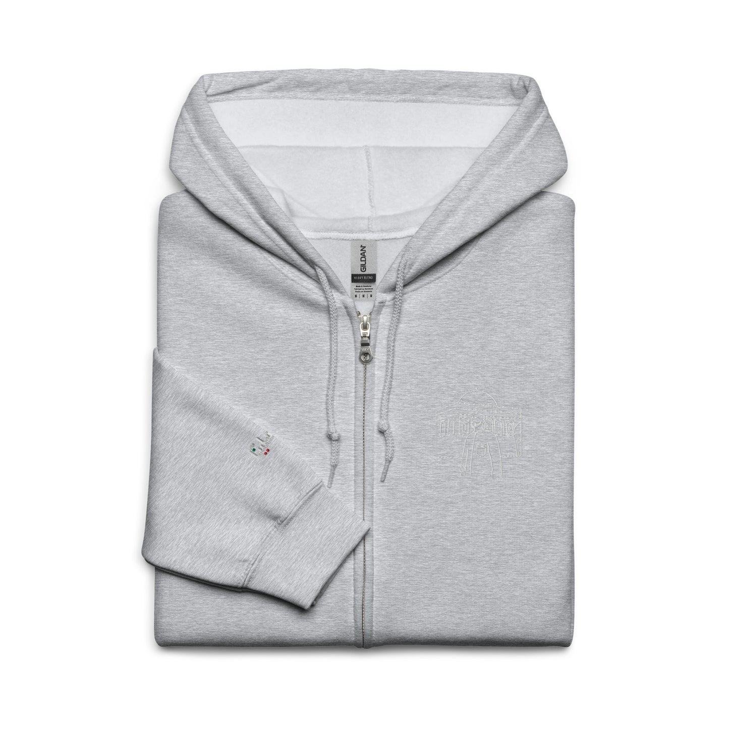 Outline zip hoodie + Wrist Personalisation